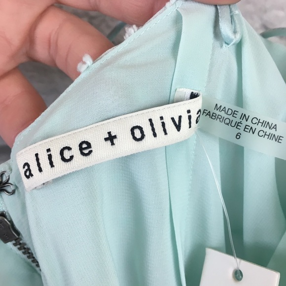 Alice + Olivia NWT Katie Tie Wrap Silk Mini Dress - Picture 4 of 8